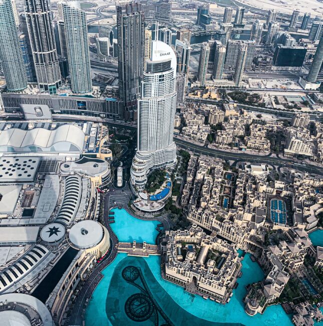 From the top of Burj Khalifa